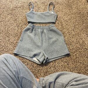 Princess Polly Gray Textured Set